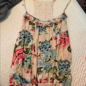 Floral tank top
